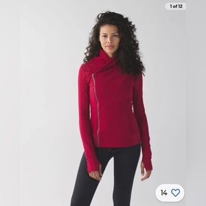 Lululemon Bhakti Wrap Yoga Jacket Cranberry Red Size 4